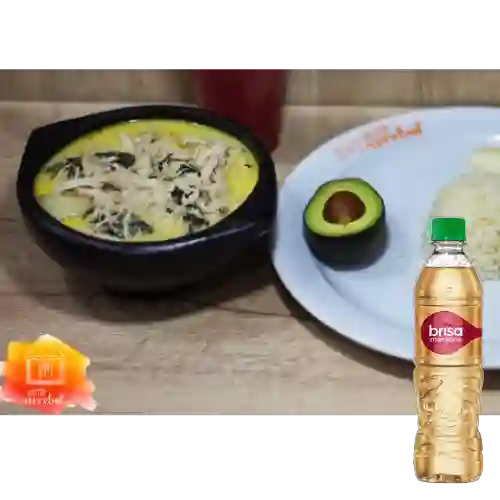 Combo Ajiaco + Agua Brisa Manzana 600Ml