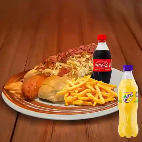 Combo Perro Hawái + Quatro Original 400ML