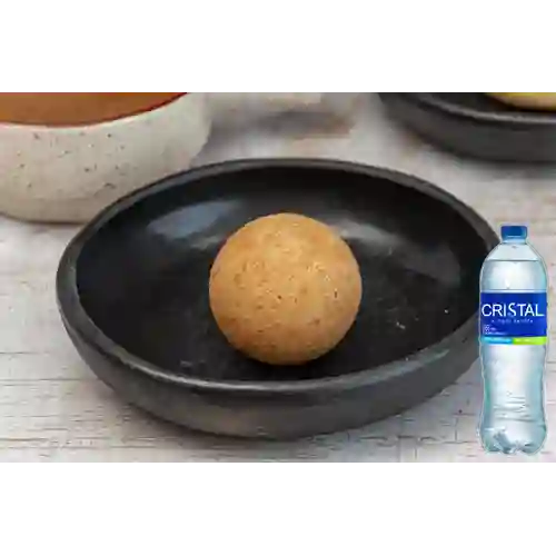 Combo Buñuelo + Agua Cristal 300 ml