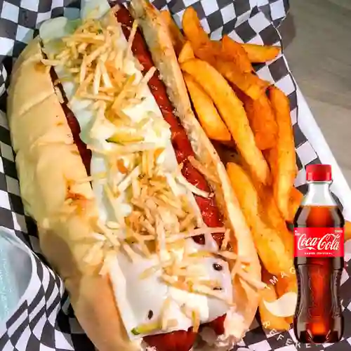 Combo Choriperro + Coca Cola Original 400 ml