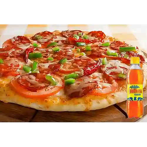 Combo Pizzadilla Mexicana Personal + Colombiana 250 ml