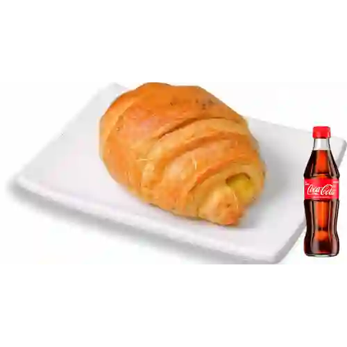 Combo Croissant con Queso + Coca Cola Original 300ML