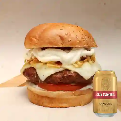 Combo Hamburguesa Urbana + Club col. Dorada Lta 330ml
