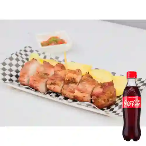Combo Bondiola de Cerdo Al Barril +Cocacola Orig 400ml