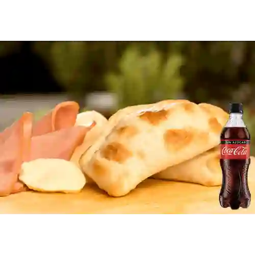 Combo Empanada de Jamón&Queso +Cocacola S/az 250ml