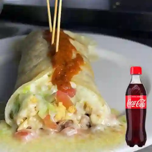 Combo Super Burros + Coca-Cola Sabor Original 400 ml