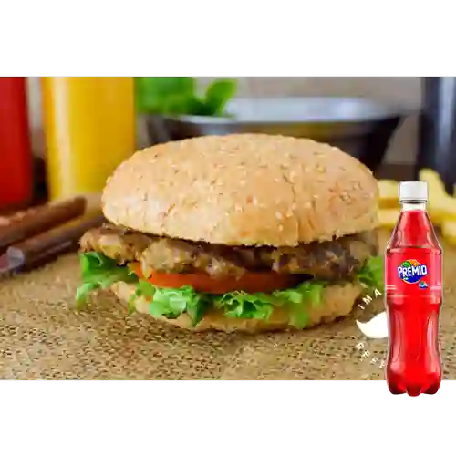 Combo Hamburguesa Sencilla + Premio 400 ml