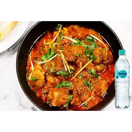 Combo Chiken Karahi Pollo + Brisa Sin Gas 600ML