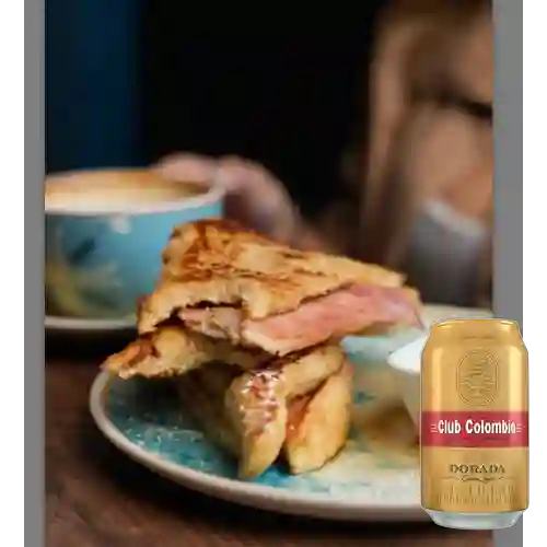 Combo Jamón&Queso + Club col. Dorada Lta 330ml