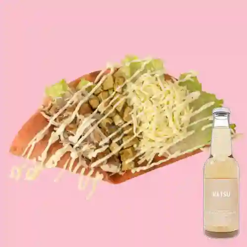 Crepe de Pollo Mayo +Hatsu Uva Blanca&Romeo 300ml