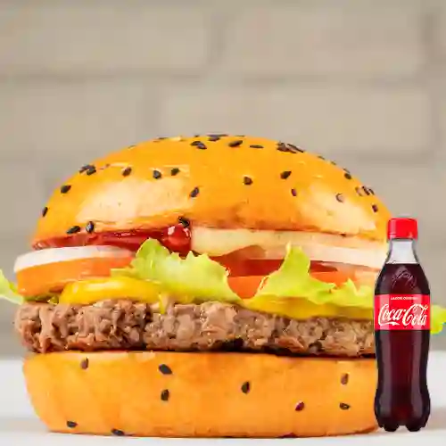 Combo Hamburguesa Del Fuego +Cocacola Orig 400ml