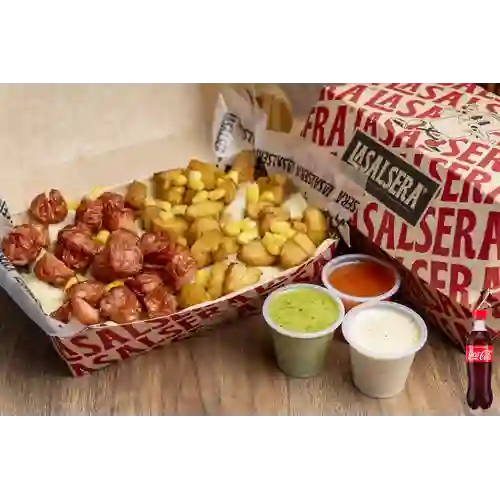 Combo Salchipapas Yaré +Cocacola Orig 400ml