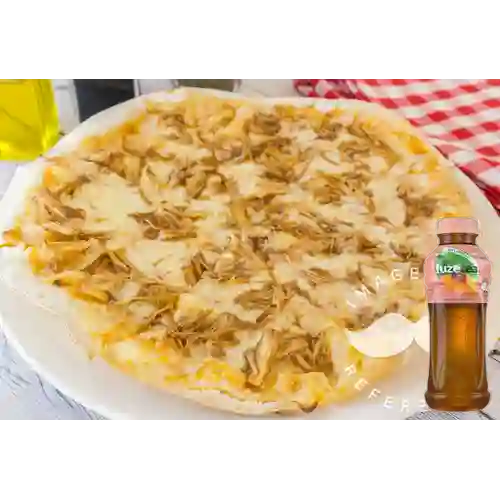 Combo Pizza Pollo Bbq + Fuze Tea Durazno 300 ml