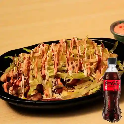 Combo Salchipapa Sencilla +Cocacola S/az 400ml