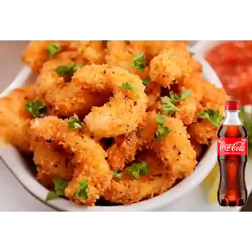 Combo Camarones Apanados + Coca Cola Original 400 ml
