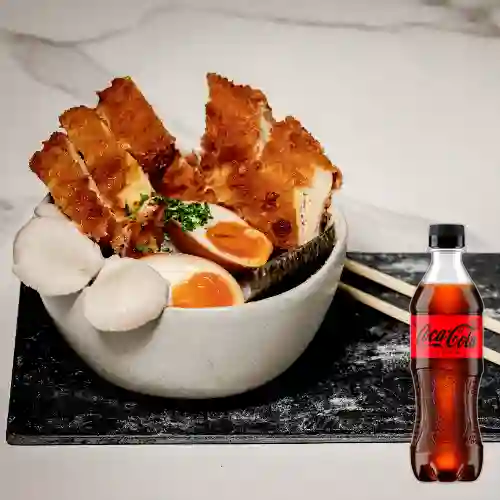 Combo Torikatsu Ramen Pollo Panko +Cocacola Zero 400ml