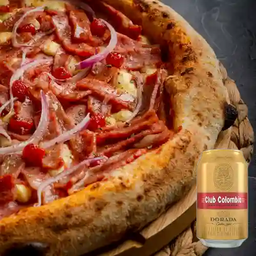 Combo Home Pizzas + Club col. Dorada Lta 330ml