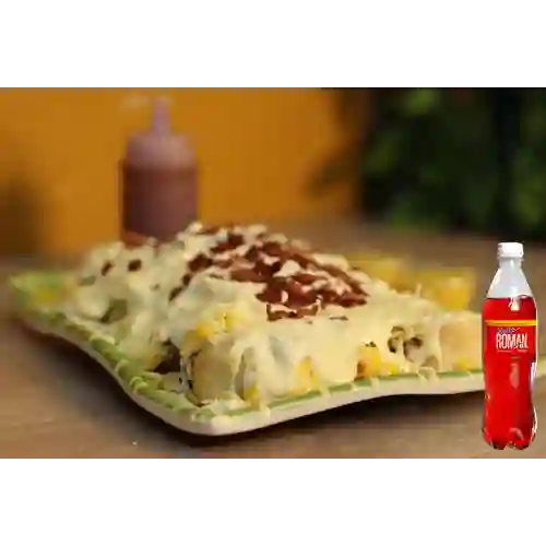 Combo Desgranado Pollo + Kola Roman 400 ml