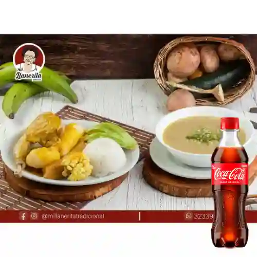 Combo Sancocho de Gallina + Coca Cola Original 400 ml