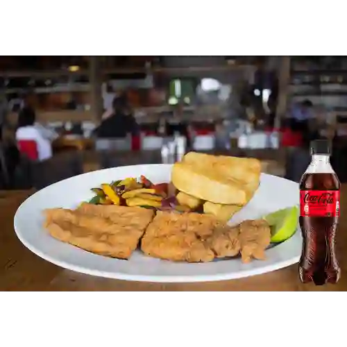 Combo Chuleta de Cerdo + Coca Cola Sin Azúcar 400 ml