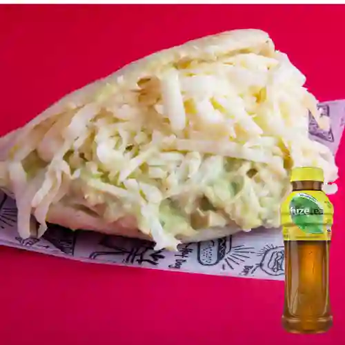 Combo Arepa Exotica + Fuze Tea Limón 400 ml