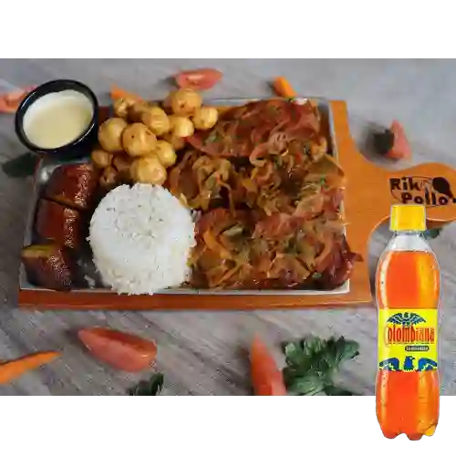 Combo Lengua en Salsa + Colombiana 400 ml