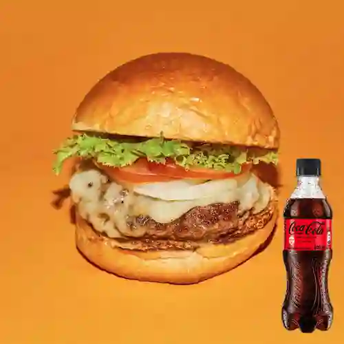 Combo Hamburguesa Raj + Coca Cola Sin Azúcar 400ml