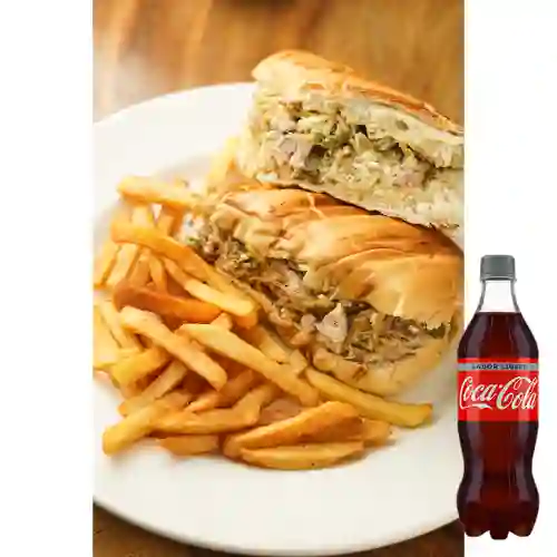 Combo Chuzo Pan Ranchero +Cocacola Light 400ml