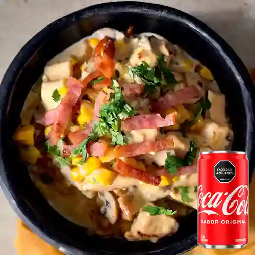 Combo Mazorcada Pollo&Champiñón +Cocacola Orig 235 ml