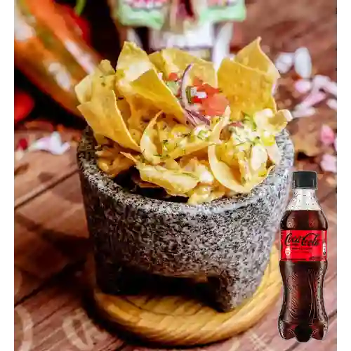 Combo Nachos Elote + Coca Cola Sin Azúcar 400 ml