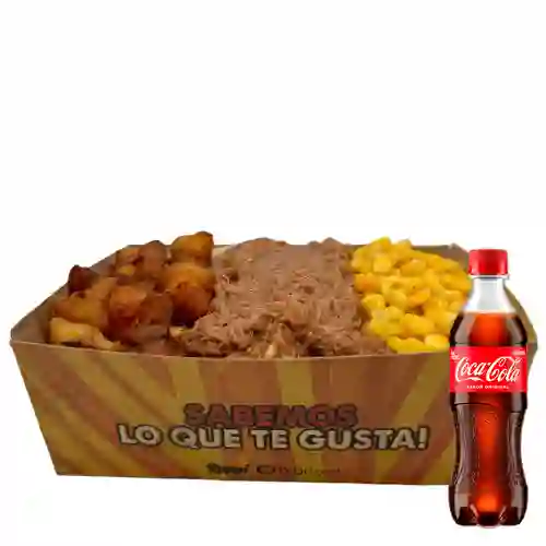 Combo Salchivalluna + Coca Cola Original 400 ml