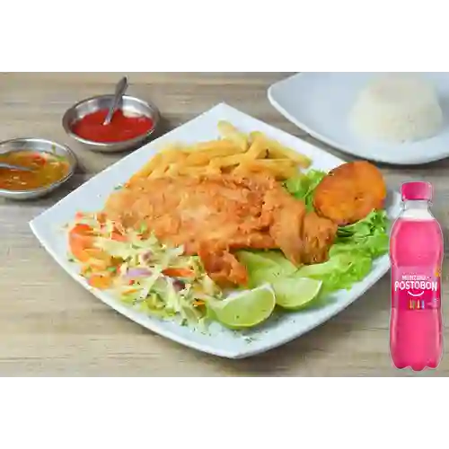 Combo Filete de Robalo + Postobón Manzana 250 ml