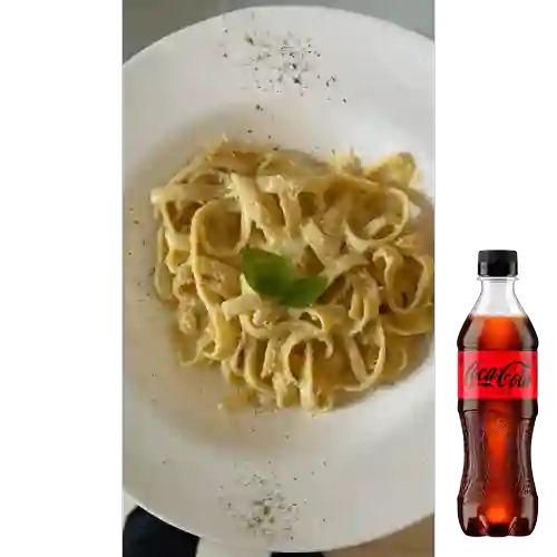 Combo Fettuccine Alfredo + Coca-Cola Zero 400 ml