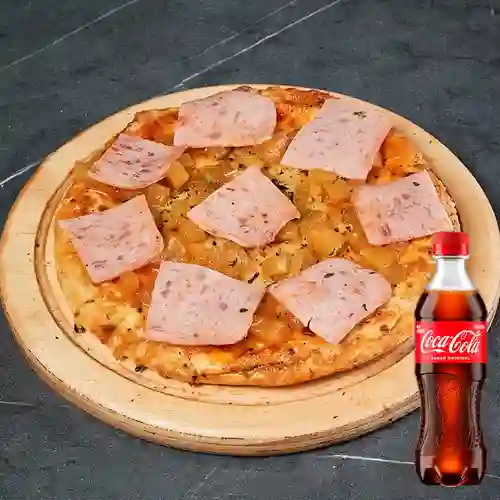 Combo Pizza Hawaiana + Coca Cola Original 400 ml