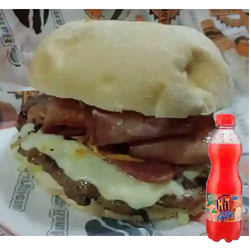 Combo Hamburguesa Especial 2 + Hit Tropical 500 ml