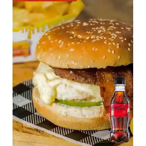 Combo Hamburguesa Especial + Coca Cola Sin Azúcar 250ML
