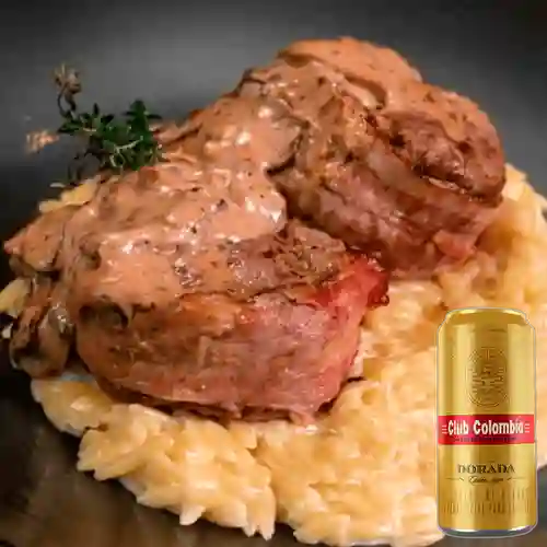 Combo Filet Mignon + Club Colombia Dorada 269 ml