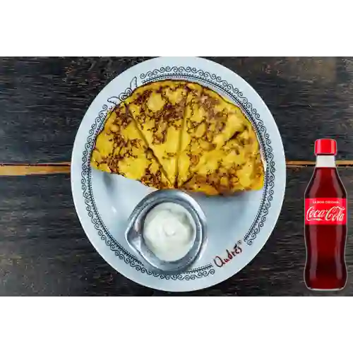 Combo Arepa de Chócolo +Cocacola Orig 350ml