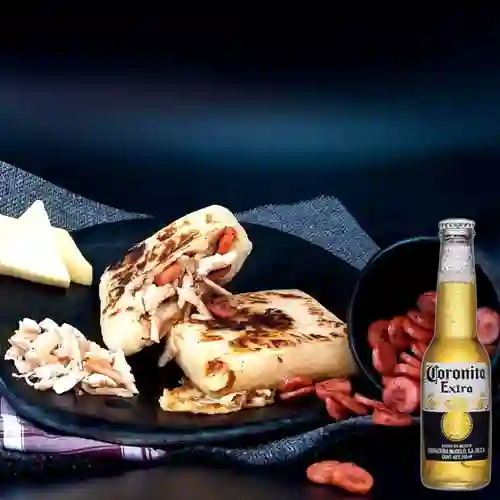 Combo la Creida + Cerveza Coronita Botella X 210Ml