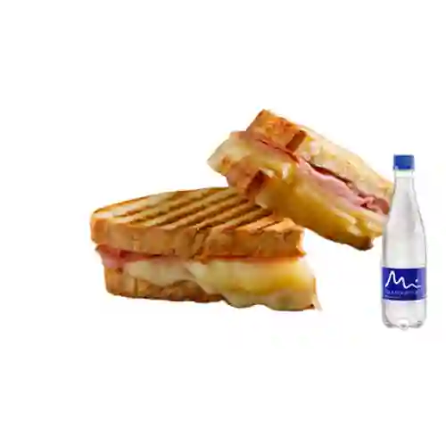 Combo Sándwich Hawaiano +Agua Mineral Manantial 600ml