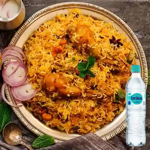 Combo Chicken Biryani Pollo + Brisa Sin Gas 600ML