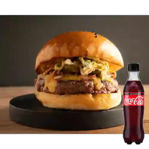 Combo Hamburguesa Doble Texana +Cocacola S/az 500ml