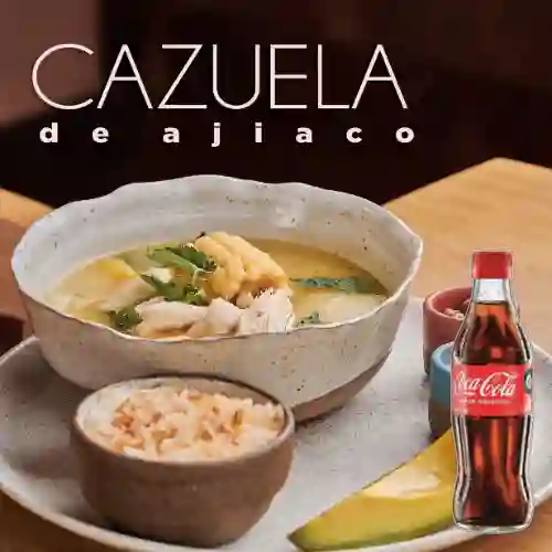 Combo Cazuela de Ajiaco + Coca-cola Sabor Original