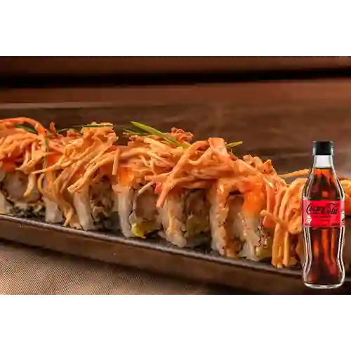 Combo Sushi Kani Maki + Coca Cola Sin Azúcar 300ML