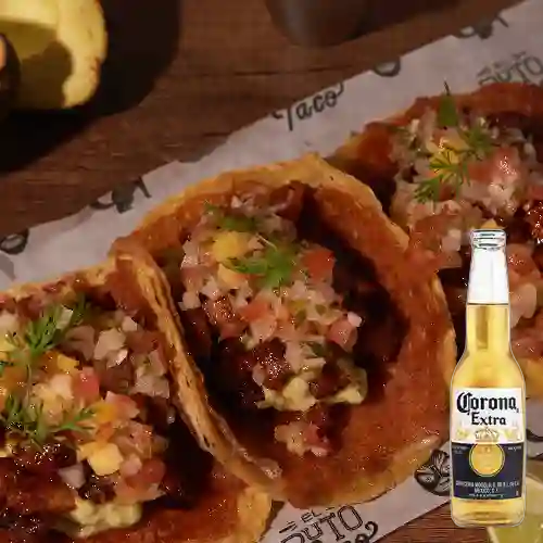 Combo Tocino Glaseado + Corona 350 ml