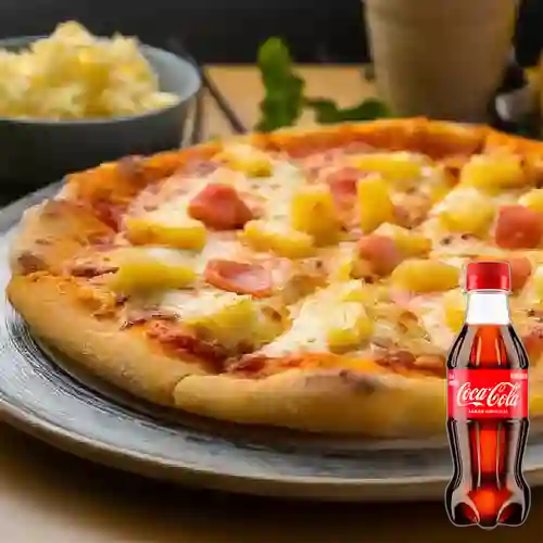 Combo Pizza Hawaiana + Coca Cola Original 250ML