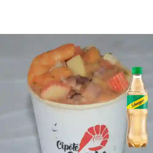 Combo Mixto 9Oz + Schweppes Ginger Ale 400ML