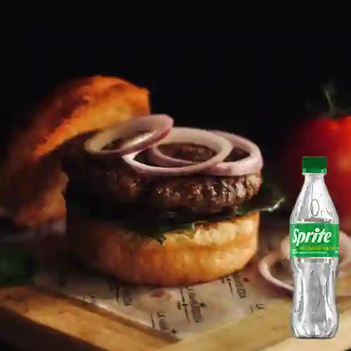 Combo Burger Clásica + Sprite Original 400ml