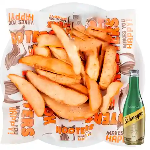 Combo Big Dipper Fries + Schweppes Ginger Ale 300ML