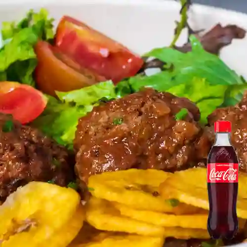 Poke Bowl Albóndigas Napolitana +Cocacola Org 400ml